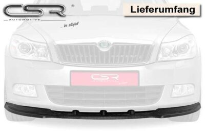 Lame de parechoc avant pour Skoda Octavia II (1Z) toutes carrosseries y compris RS (2009-2013)