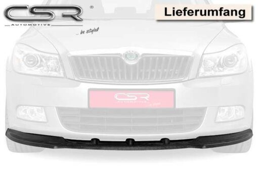 Lame de parechoc avant pour Skoda Octavia II (1Z) toutes carrosseries y compris RS (2009-2013)