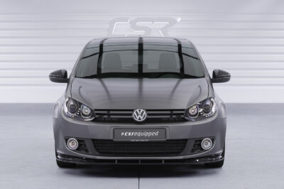 Lame de parechoc avant pour VW Golf 6 toutes carrosseries y compris R-Line / R / GTI GTD (2008-2012) - Fabriqué en ABS (6 finitions au choix)