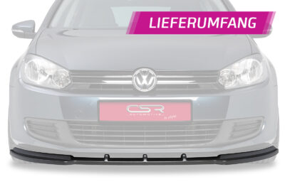 Lame de parechoc avant pour VW Golf 6 toutes carrosseries y compris R-Line/R/GTI GTD (2008-2012)