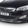 Lame de parechoc avant pour Opel Astra J sauf OPC (2009-09/2012) - Fabriqué en ABS (6 finitions au choix)