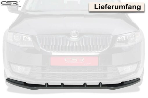 Lame de parechoc avant pour Skoda Octavia III (Typ 5E) pas RS (2012-2016)