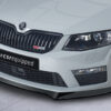 Lame de parechoc avant pour Skoda Octavia III (Typ 5E) RS (préfacelift) (2013-09/2016) - Fabriqué en ABS (6 finitions au choix)