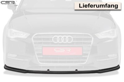 Lame de parechoc avant pour Audi A3 8V Ne convient pas à Cabrio et Sedan (2012-04/2016)