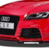 Lame de parechoc avant pour Audi TT RS 8J  (2009-2015) - Fabriqué en ABS (6 finitions au choix)