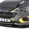 Lame de parechoc avant pour Opel Corsa E OPC  (depuis 03/2015) - Fabriqué en ABS (6 finitions au choix)