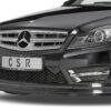 Lame de parechoc avant pour Mercedes-Benz Classe C 204 toutes carrosseries (03/2011-06/2015) - Fabriqué en ABS (6 finitions au choix)