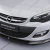 Lame de parechoc avant pour Opel Astra J sauf OPC (9/2012-2015) - Fabriqué en ABS (6 finitions au choix)