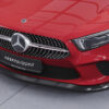Lame de parechoc avant pour Mercedes-Benz Classe A W177 sauf AMG / AMG-Line (depuis 2018) - Fabriqué en ABS (6 finitions au choix)