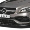 Lame de parechoc avant pour Mercedes-Benz CLA 45 AMG C117 X117 toutes carrosseries (depuis 09/2015) - Fabriqué en ABS (6 finitions au choix)