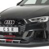 Lame de parechoc avant pour Audi RS3 8V toutes carrosseries (depuis 04/2016) - Fabriqué en ABS (6 finitions au choix)
