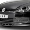 Lame de parechoc avant pour VW Golf 7 préfacelift (08/2012-2017) - Fabriqué en ABS (6 finitions au choix)