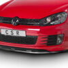 Lame de parechoc avant pour VW Golf VI GTI / GTD (2008-2012) - Fabriqué en ABS (6 finitions au choix)