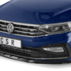 Lame de parechoc avant pour VW Passat B8 Typ 3G R-Line (07/2014-06/2019) - Fabriqué en ABS (6 finitions au choix)