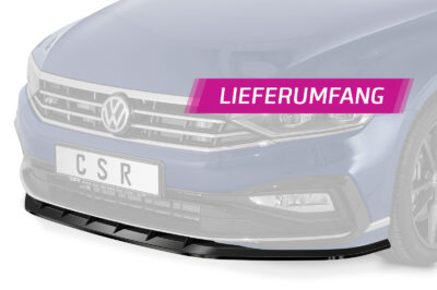 Lame de parechoc avant pour VW Passat B8 Typ 3G R-Line (07/2014-06/2019)