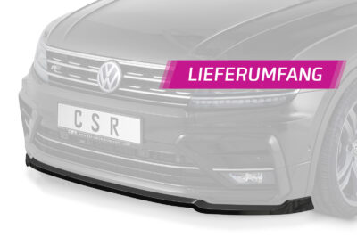 Lame de parechoc avant pour VW Tiguan II R-Line (2016-2019)