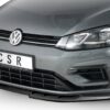 Lame de parechoc avant pour VW Golf 7 R facelift (depuis 2017) - Fabriqué en ABS (6 finitions au choix)