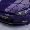 Lame de parechoc avant pour VW Scirocco III finition de base / facelift (2014-2017) - Fabriqué en ABS (6 finitions au choix)