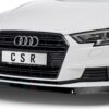 Lame de parechoc avant pour Audi A3 8V sauf cabriolet et berline (depuis 04/2016) - Fabriqué en ABS (6 finitions au choix)