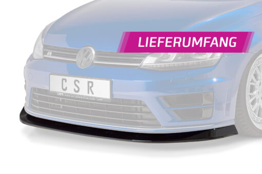 Lame de parechoc avant pour VW Golf 7 R pré-Facelift (2013-2017)