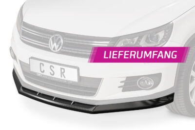 Lame de parechoc avant pour VW Tiguan I toutes carrosseries (Facelift) (07/2011-2016)