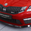 Lame de parechoc avant pour Skoda Octavia III (Typ 5E) RS facelift (2017-2019) - Fabriqué en ABS (6 finitions au choix)