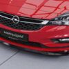 Lame de parechoc avant pour Opel Astra K hatchback / Sportstourer (préfacelift) (2015-2019) - Fabriqué en ABS (6 finitions au choix)