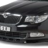 Lame de parechoc avant pour Skoda Superb II préfacelift (2008-06/2013) - Fabriqué en ABS (6 finitions au choix)