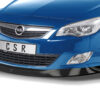 Lame de parechoc avant pour Opel Astra J sauf OPC (2009-09/2012) - Fabriqué en ABS (6 finitions au choix)