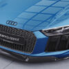 Lame de parechoc avant pour Audi R8 (Typ 4S) toutes carrosseries préfacelift (2015-02/2019) - Fabriqué en ABS (6 finitions au choix)