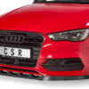 Lame de parechoc avant pour Audi A3 8V / S3 8V cabriolet / berline S-Line préfacelift (2013-2016) - Fabriqué en ABS (6 finitions au choix)