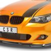 Lame de parechoc avant pour BMW Série 5 E60 / E61 avec Pack M (06/2003-05/2010) - Fabriqué en ABS (6 finitions au choix)
