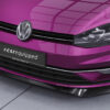 Lame de parechoc avant pour VW Golf 7 facelift (depuis 2017) - Fabriqué en ABS (6 finitions au choix)