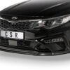 Lame de parechoc avant pour Kia Optima (JF) GT / GT-Line (facelift) (depuis 08/2018) - Fabriqué en ABS (6 finitions au choix)