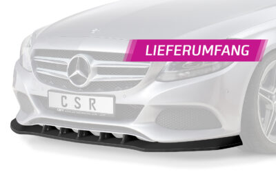 Lame de parechoc avant pour Mercedes Benz Classe C W205 S205 V205 C205 A205 pré-Facelift (02/2014-04/2018)