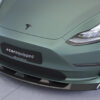 Lame de parechoc avant pour Tesla Model 3 toutes carrosseries (depuis 2017) - Fabriqué en ABS (6 finitions au choix)