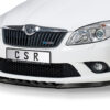 Lame de parechoc avant pour Skoda Fabia 2 (Typ 5J) RS (2010-2014) - Fabriqué en ABS (6 finitions au choix)