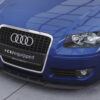 Lame de parechoc avant pour Audi A3 (8P / 8PA) toutes carrosseries (préfacelift) (2005-2008) - Fabriqué en ABS (6 finitions au choix)
