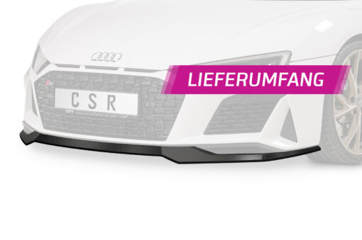 Lame de parechoc avant pour Audi R8 (Typ 4S) toutes carrosseries Facelift (depuis 03/2019)