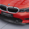 Lame de parechoc avant pour BMW Série 3 G20 / G21 berline / break (Sport Line et Luxury Line) (depuis 03/2019) - Fabriqué en ABS (6 finitions au choix)