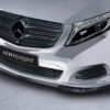 Lame de parechoc avant pour Mercedes-Benz Classe V 447 toutes carrosseries (préfacelift) (2014-2019) - Fabriqué en ABS (6 finitions au choix)