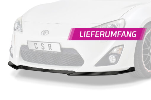 Lame de parechoc avant pour Toyota GT86 (ZN6) toutes carrosseries (2012-2016)