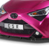 Lame de parechoc avant pour Toyota Aygo 2 toutes carrosseries (facelift) (depuis 2018) - Fabriqué en ABS (6 finitions au choix)