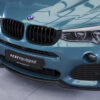 Lame de parechoc avant pour BMW X4 (F26) Pack M (depuis 2014) - Fabriqué en ABS (6 finitions au choix)