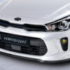Lame de parechoc avant pour Kia Rio 4 (YB) toutes carrosseries (préfacelift) (2017-2020) - Fabriqué en ABS (6 finitions au choix)