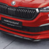 Lame de parechoc avant pour Skoda Kodiaq Sportline / L&K / RS (facelift) (depuis 2021) - Fabriqué en ABS (6 finitions au choix)