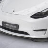 Lame de parechoc avant pour Tesla Model Y toutes carrosseries (depuis 2020) - Fabriqué en ABS (6 finitions au choix)