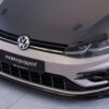 Lame de parechoc avant pour VW Golf 7 (Typ AU) R (facelift) (2017-2021) - Fabriqué en ABS (6 finitions au choix)