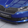 Lame de parechoc avant pour Skoda Fabia 3 (Typ NJ) toutes carrosseries (facelift) (2019-2021) - Fabriqué en ABS (6 finitions au choix)