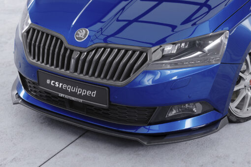 Lame de parechoc avant pour Skoda Fabia 3 (Typ NJ) toutes carrosseries (Facelift) (2019-2021)